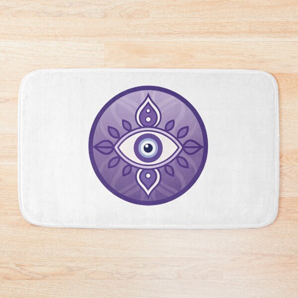 Item preview, Evil eye purple amulet  designed and sold by Lucky 777.