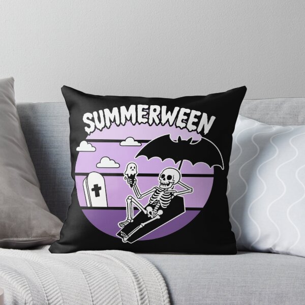 Item preview, Summerween Skeleton Chillin T-Shirt, Unisex Halloween Shirt, Softstyle Tee, Casual Summer Apparel, Gift for Spooky Season Lovers designed and sold by Creepy-Culture.