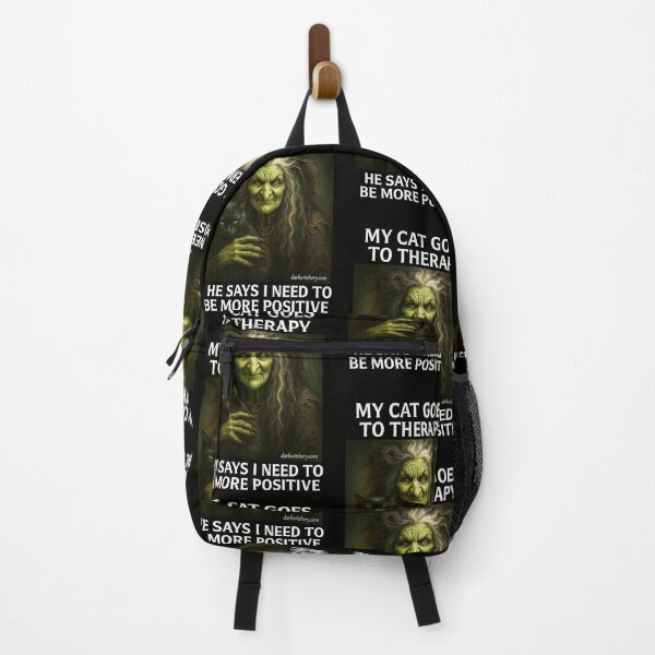 Item preview, My Cat Goes to Therapy - Gerty’s Positivity Problem designed and sold by Dark Witchery.