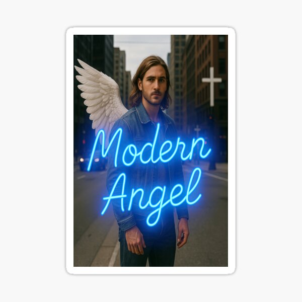 Item preview, Modern Angel (Color Edition) designed and sold by Youistic.
