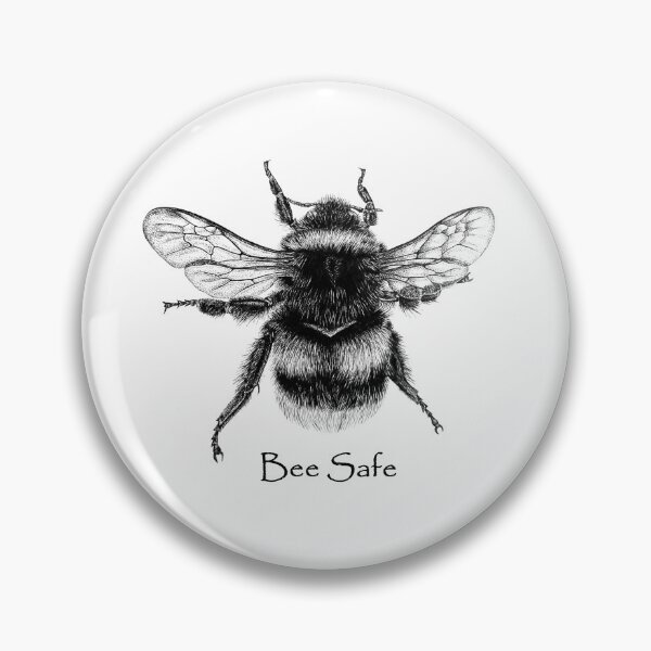Item preview, Bee Safe Illustration designed and sold by NLaRosaArt.