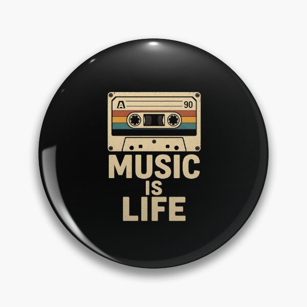 Artikelvorschau, Music is Life 90s entworfen und verkauft von EvelynsSunShop.