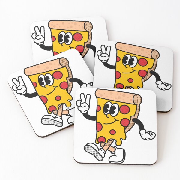 Item preview, Peace, Pizza & Pop Art – Retro Cartoon Slice designed and sold by ISRAA STORE999.
