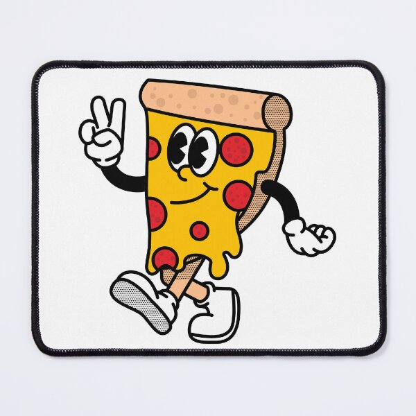 Item preview, Peace, Pizza & Pop Art – Retro Cartoon Slice designed and sold by ISRAA STORE999.