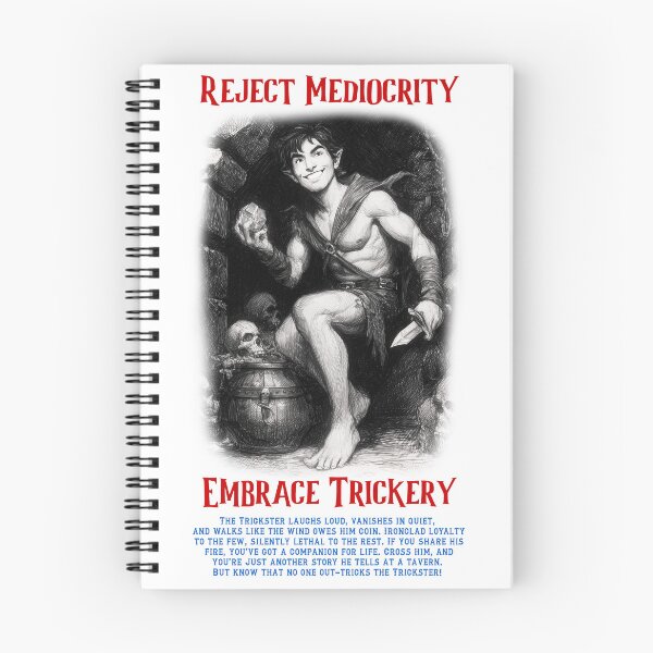 Item preview, Reject Mediocrity Embrace Trickery designed and sold by Hartshire Artisans.
