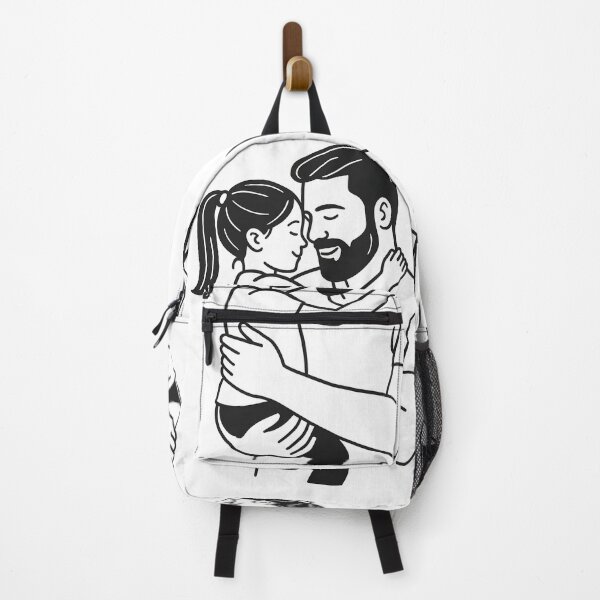Item preview, Father and Daughter’s Timeless Embrace designed and sold by VIDURBHANDAARI.
