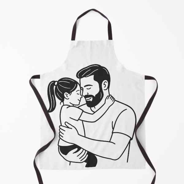 Item preview, Father and Daughter’s Timeless Embrace designed and sold by VIDURBHANDAARI.