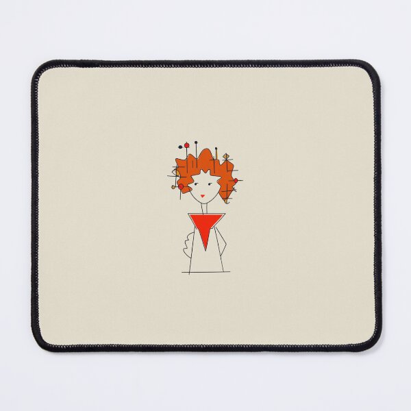 Item preview, Geometric Redhead designed and sold by nshaltiel.