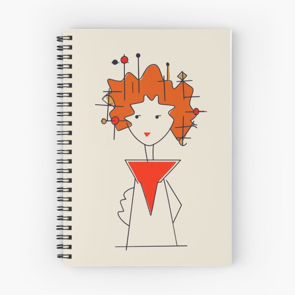 Item preview, Geometric Redhead designed and sold by nshaltiel.