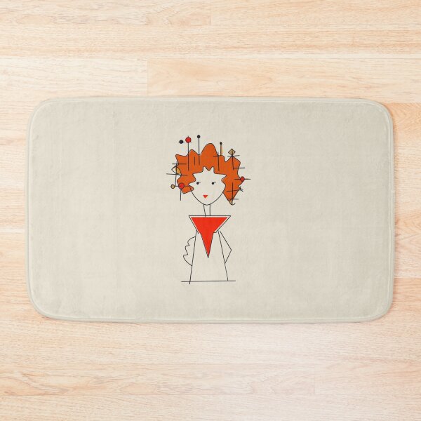 Item preview, Geometric Redhead designed and sold by nshaltiel.