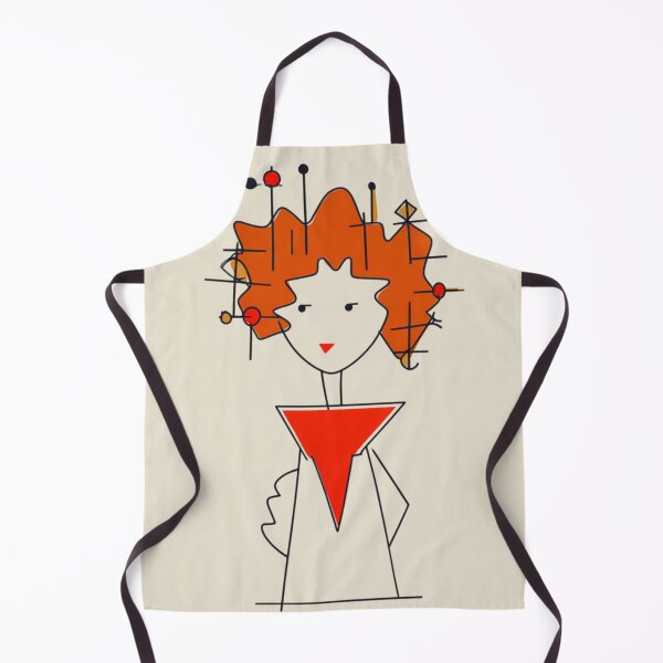 Item preview, Geometric Redhead designed and sold by nshaltiel.