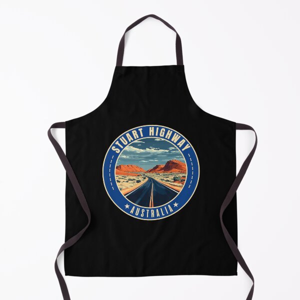 Item preview, Stuart Highway, Darwin – Adelaide, Australia Retro Travel Art Circle Emblem designed and sold by MaateoDesign.