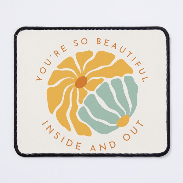Item preview, You're So Beautiful Inside And Out - Aesthetic Poster designed and sold by Elle Fleurit Boutique.