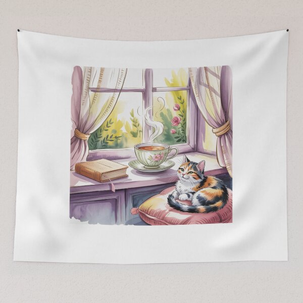Item preview, Tea Time by the Window designed and sold by Mateusz Majcherek.
