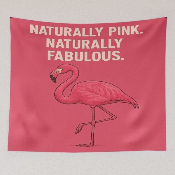 Item preview, Pink Naturally Fabulous Flamingo designed and sold by Owcomm.