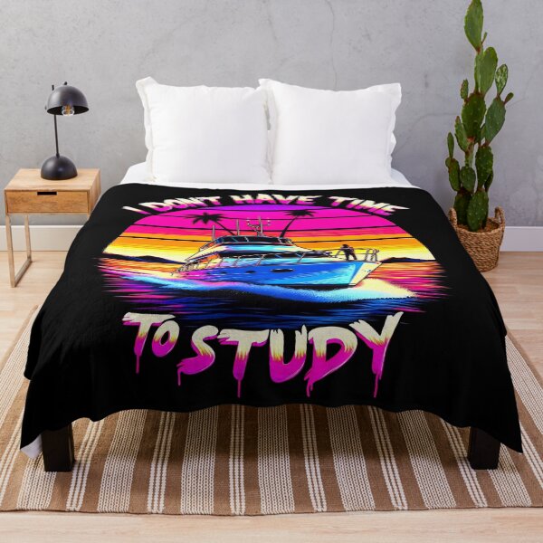 Item preview, Yacht, Ship slogan: I DON'T HAVE TIME TO STUDY designed and sold by NEUMANN ArtWear Boutique.