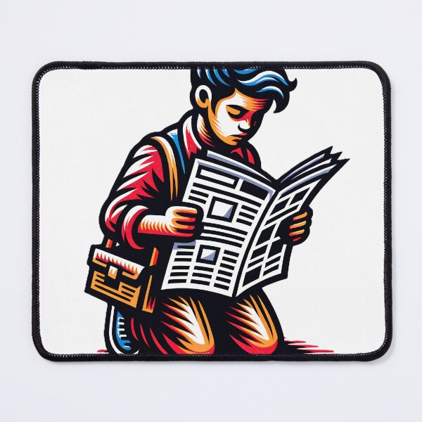 Item preview, Paperboy Newspaper Reading designed and sold by Travelcases.