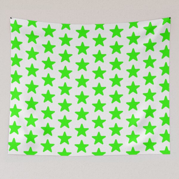 Item preview, vibrant green star designed and sold by paladinprints.