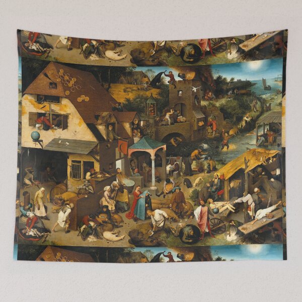 Item preview, Netherlandish Proverbs - Pieter Bruegel the Elder designed and sold by themasters.