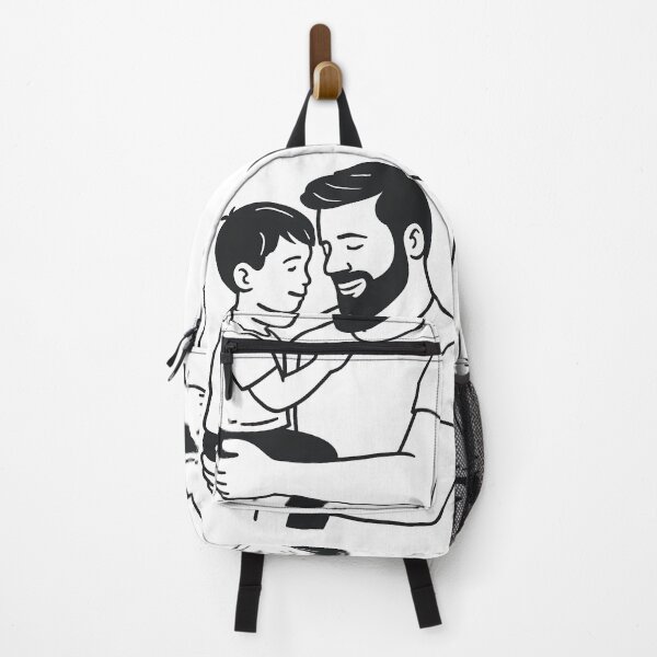 Item preview, Father and Son’s Timeless Embrace designed and sold by VIDURBHANDAARI.