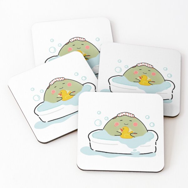 Item preview, Bubble Bath Frog designed and sold by HallyuHeaven.