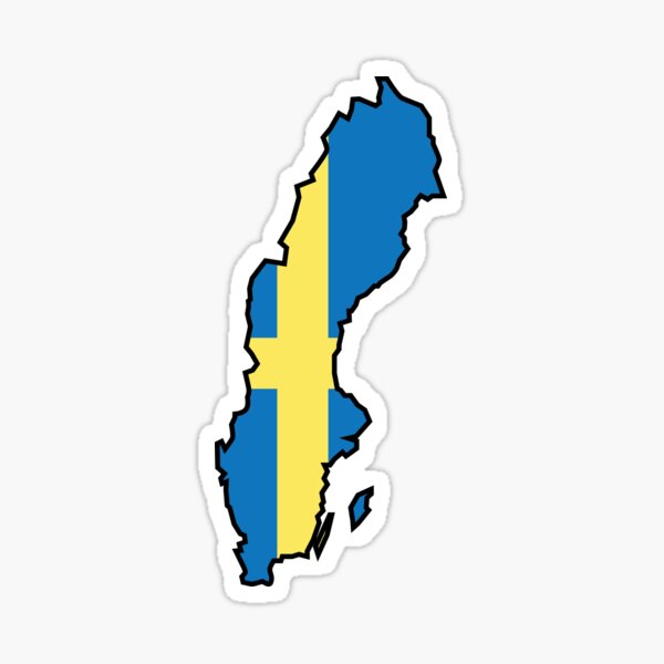 Item preview, Map of Sweden designed and sold by NordicMiles.