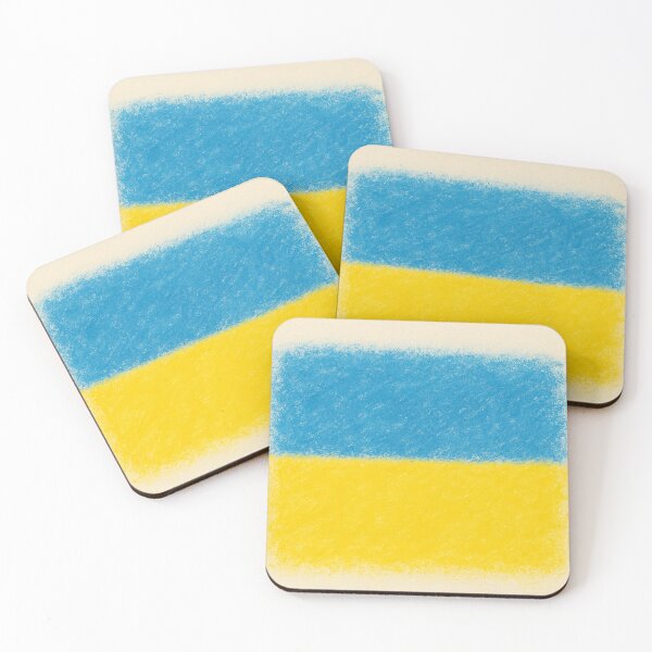 Item preview, Ukraine Flag – Pastel Texture Art designed and sold by PrometheusStyle.