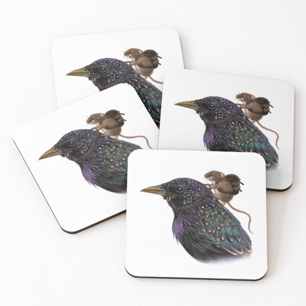 Item preview, The Mouse & The Starling (In Colour) designed and sold by Samantha Jayne Art.
