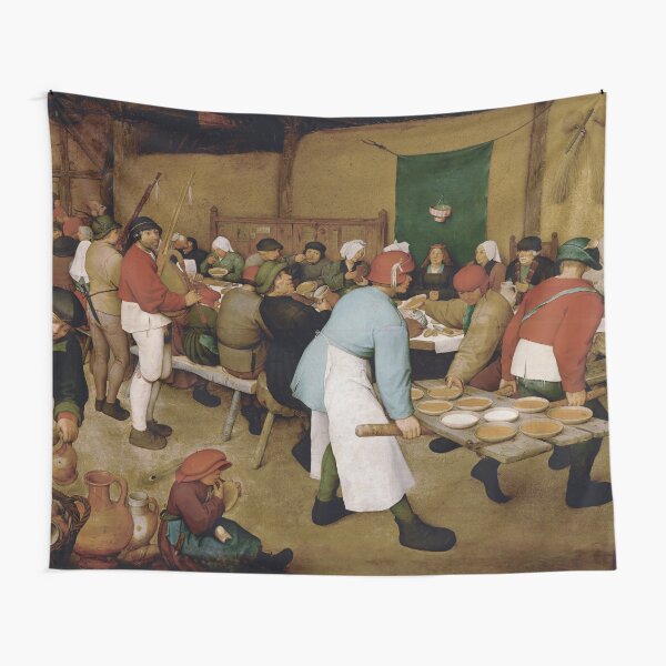Aperçu de l'œuvre Le mariage paysan - Pieter Bruegel l'Ancien créée et vendue par themasters.