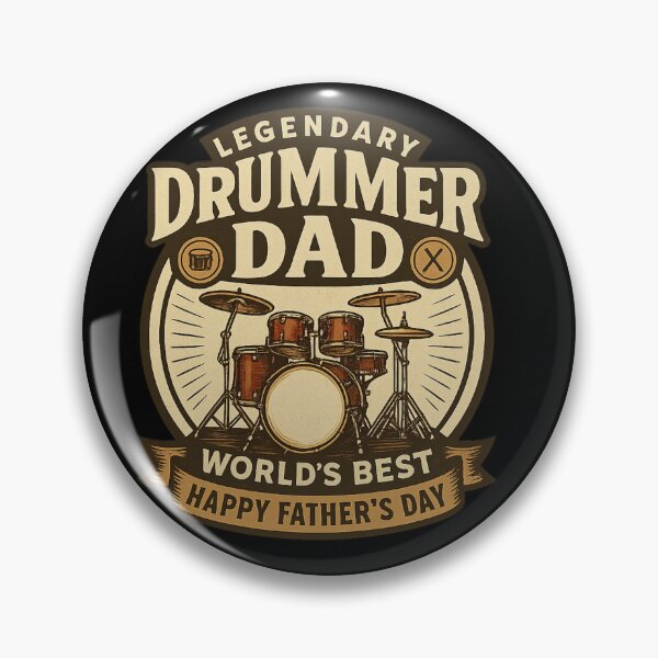 Item preview, Legendary Drummer Dad – Master of Rhythm Father's Day Gift designed and sold by JenniferCreaArte .
