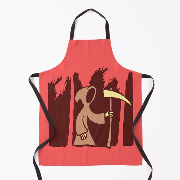 Item preview, Reaper Scythe Death Frock Cartoon Funny Evil Comic designed and sold by shirt-o-mat.