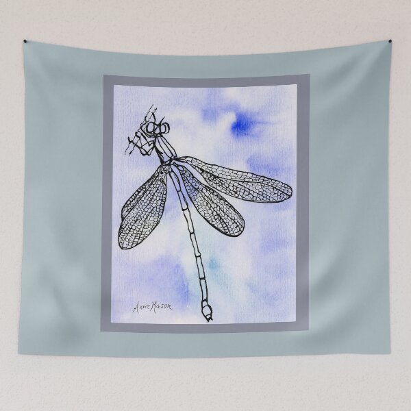 Item preview, Hang in There - watercolor and pen illustration designed and sold by Annie Mason Art.