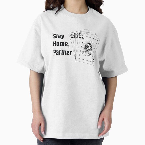 Item preview, "Stay Home Partner," Euchre Loner Hand designed and sold by LibStix.