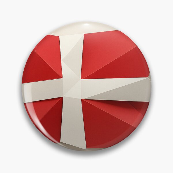 Item preview, Denmark Flag – Origami Paperfold Design designed and sold by PrometheusStyle.