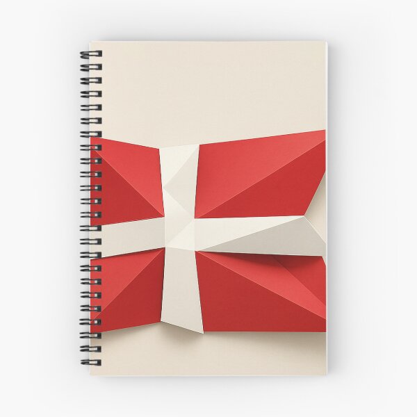 Item preview, Denmark Flag – Origami Paperfold Design designed and sold by PrometheusStyle.