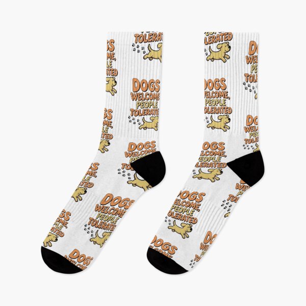 Item preview, Dogs Welcome People Tolerated designed and sold by Mateusz Majcherek.