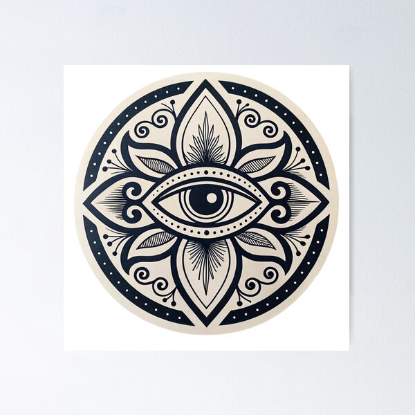 Item preview, Evil eye black absorbing and repelling negative energy with its inherent strength and power. designed and sold by Lucky 777.