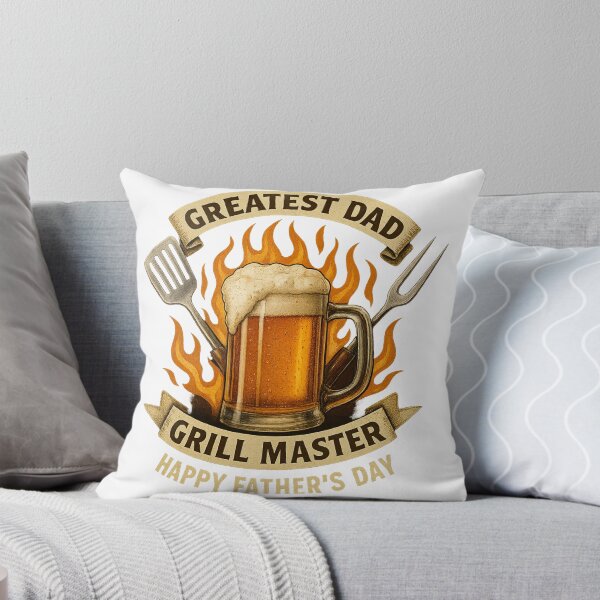 Item preview, Grill Master Dad – Vintage Beer & BBQ Father’s Day Gift designed and sold by JenniferCreaArte .
