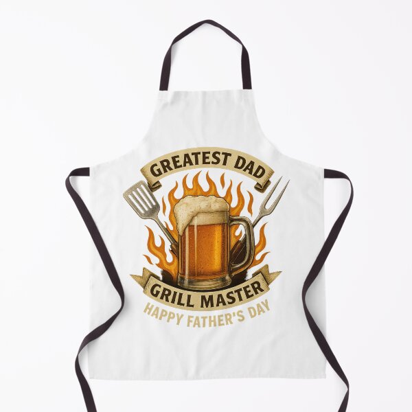 Item preview, Grill Master Dad – Vintage Beer & BBQ Father’s Day Gift designed and sold by JenniferCreaArte .