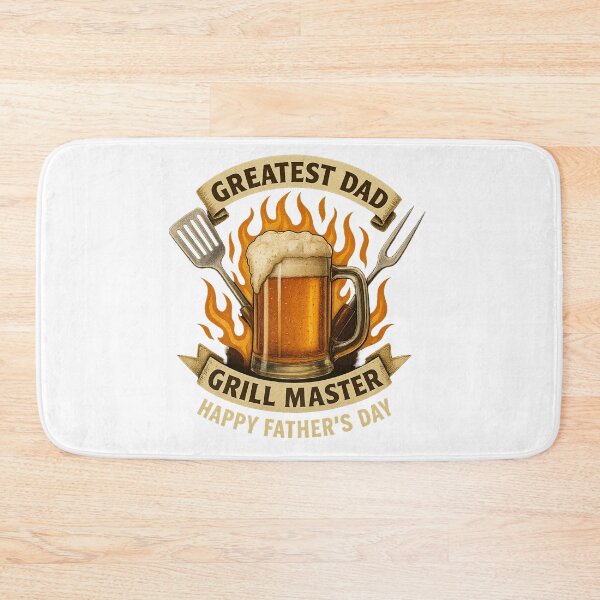 Item preview, Grill Master Dad – Vintage Beer & BBQ Father’s Day Gift designed and sold by JenniferCreaArte .