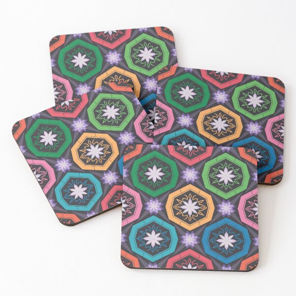 Item preview, Geometric Psychodelic Pattern designed and sold by NicolasGlowArt.