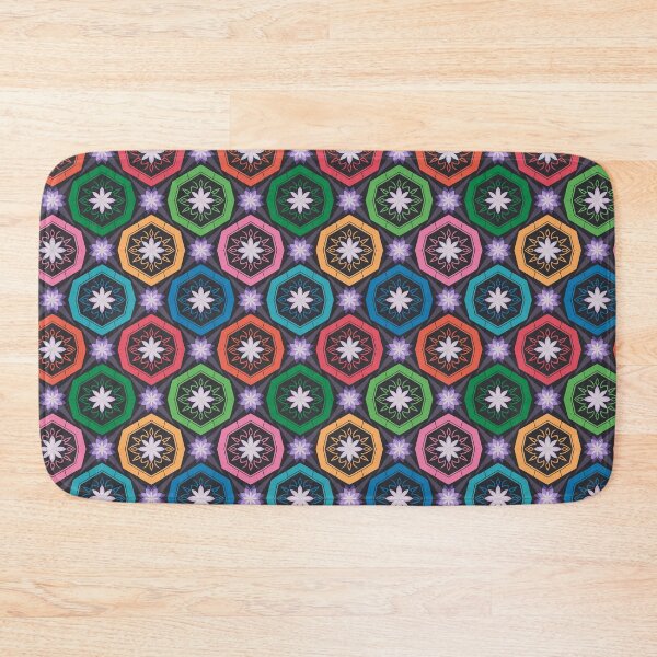 Item preview, Geometric Psychodelic Pattern designed and sold by NicolasGlowArt.