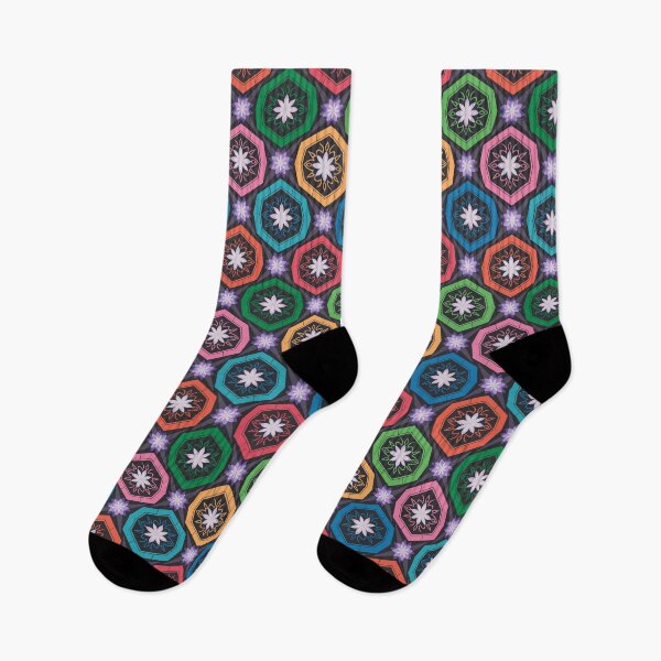 Item preview, Geometric Psychodelic Pattern designed and sold by NicolasGlowArt.