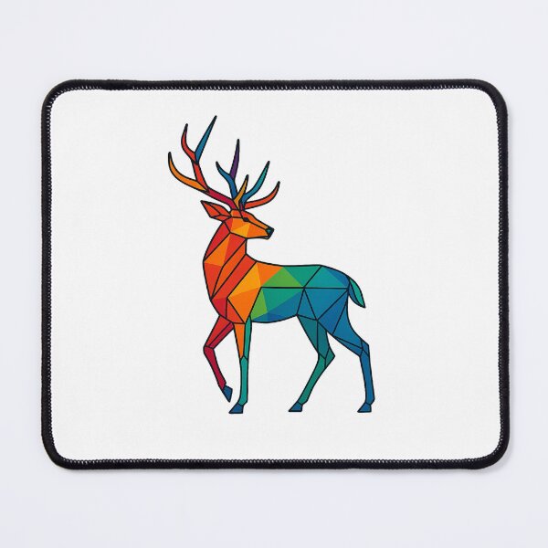 Item preview, Prismatic Deer Full Profile designed and sold by TheWonkyEaselCo.