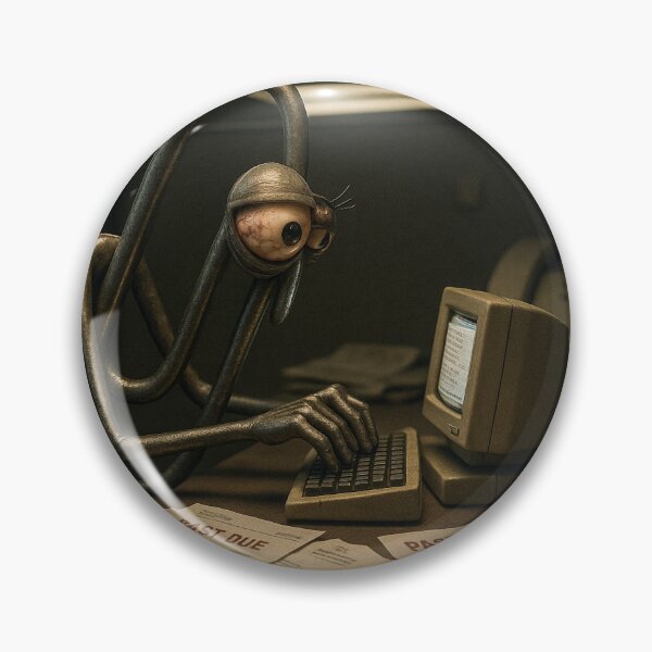 Item preview, Overworked Paperclip in a Cluttered Office designed and sold by soulofalion.