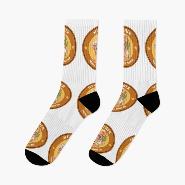 Item preview, Cowgirl Bucking Horse Desert Design – My Other Shoes Are Boots designed and sold by NANursing.