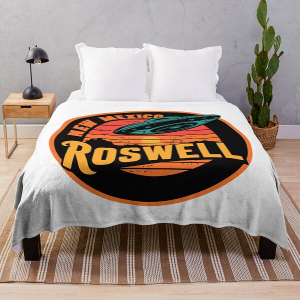 Item preview, Roswell New Mexico Retro Sunset Ufo designed and sold by Traveldrawings.