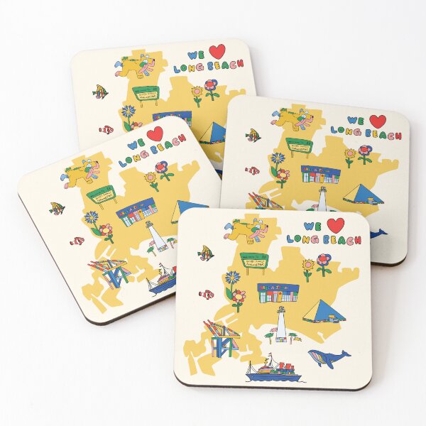 Item preview, We Love Long Beach Cream designed and sold by ableartswork.