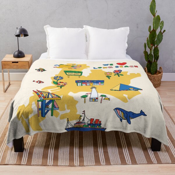 Item preview, We Love Long Beach Cream designed and sold by ableartswork.