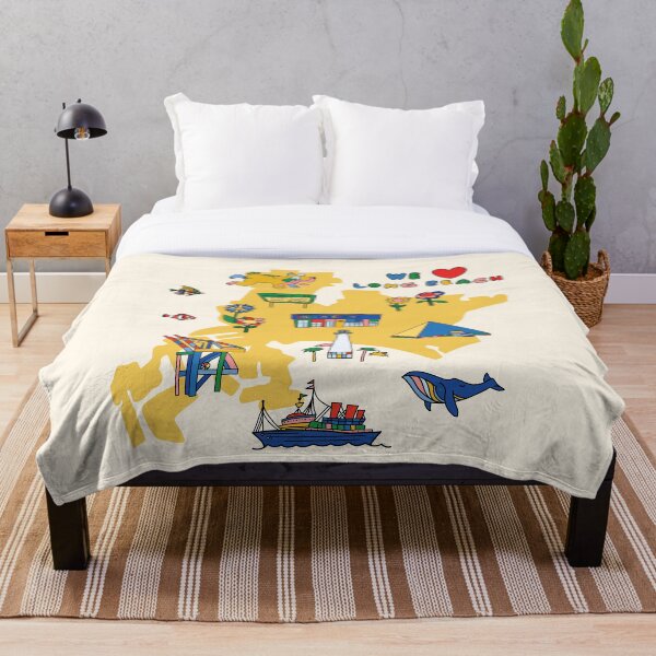 Item preview, We Love Long Beach Cream designed and sold by ableartswork.